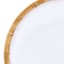Bamboo Rim Melamine Salad Plate, 9"