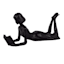 Reading Woman Statue, 12.1"