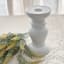 White Dual Candle Holder, 6"