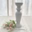 White Dual Candle Holder, 12"