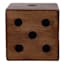 Natural Wood Dice, 4"
