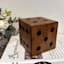 Natural Wood Dice, 4"