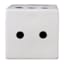 White Wood Dice, 4"