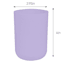 Tiny Dreamers Purple Plastic Bath Tumbler, 300ml