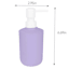 Tiny Dreamers Purple Plastic Soap Dispenser, 6.7"