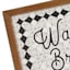Wash Brush Floss Flush Bathroom Sign, 5"