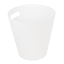White Round Wastebasket, 5l