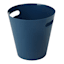 Navy Blue Round Wastebasket, 5l