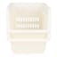 2-Pack White Stackable Storage Basket, Extra Small