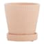 Indoor Rainbow Evening Pink Ceramic Pot, Small