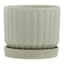 Indoor Grey Wash Ceramic Pot, Small
