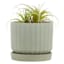 Indoor Grey Wash Ceramic Pot, Small