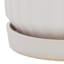 Indoor White Mat Ceramic Pot, Small