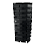 Black Bamboo Bath Mat