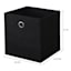 3-Pack Modular Storage Cube, Black