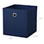 3-Pack Navy Modular Storage Cube, 10.5"