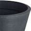 Japi All-Weather Charcoal Grey Linea Low Outdoor Planter, Large