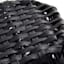 Found & Fable Black Woven Plicker Outdoor Planter, Medium