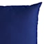 Navy Blue Canvas Square Outdoor Throw Pillow, 16"