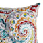 Paisley Chili Square Outdoor Throw Pillow, 16"