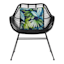 Seneca Navy Blue Square Outdoor Throw Pillow, 16"