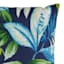 Seneca Navy Blue Square Outdoor Throw Pillow, 16"