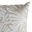Natural Royal Palm Premium Oversized Square Outdoor Throw Pillow, 20"