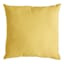 Butter Yellow Canvas Oversized Square Outdoor Throw Pillow, 20"