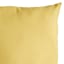 Butter Yellow Canvas Oversized Square Outdoor Throw Pillow, 20"