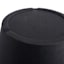Japi All Weather Proof Black Modern Conic Outdoor Planter, Medium