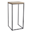Fiona Wooden Top Plant Stand with Metal Base, Large