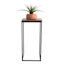 Fiona Wooden Top Plant Stand with Metal Base, Large