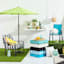 Stackable Sling Patio Chair, Teal