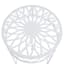 White Round Metal Plant Stand, Large