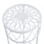 White Metal Round Plant Stand, Small