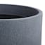 Japi Charcoal Grey Rustic Cask Outdoor Planter, Large