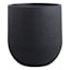 Japi Black Lead Rustic Cask Outdoor Planter, Large