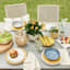 Honeybloom Yellow Melamine Dinner Plate, 11"