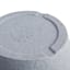 Japi Grey Granite Modern Tall Outdoor Planter, Small
