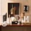 Crosby St. Addison White Modern Abstract Ceramic Sphere, 4"