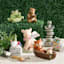 Owl Outdoor Garden Statue, 7"