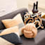Crosby St. Brown Plush Knot Throw Pillow, 12"