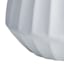 Indoor White Convex Pot, Medium