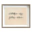Honeybloom Glass Framed Typography Come As You Are Print Wall Sign, 16x20