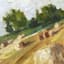 Honeybloom Hay Field Canvas Wall Art, 18x24