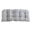 Calisto Pinstripe Outdoor Wicker Settee Cushion