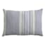 Calisto Pin Stripe Lumbar Outdoor Throw Pillow, 14x20
