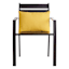 Butter Yellow Canvas Lumbar Outdoor Throw Pillow, 14x20