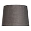 Dark Grey Metallic Table Lamp Shade, 14x10x12