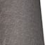 Dark Grey Metallic Table Lamp Shade, 14x10x12